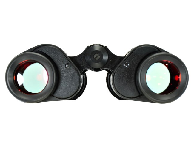 Бинокль КОМЗ БПЦc6 8х30 обрезиненный с сеткой, рубин