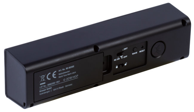 Часы Bresser National Geographic World Time с термометром и фонариком Часы Bresser National Geographic World Time с термометром и фонариком