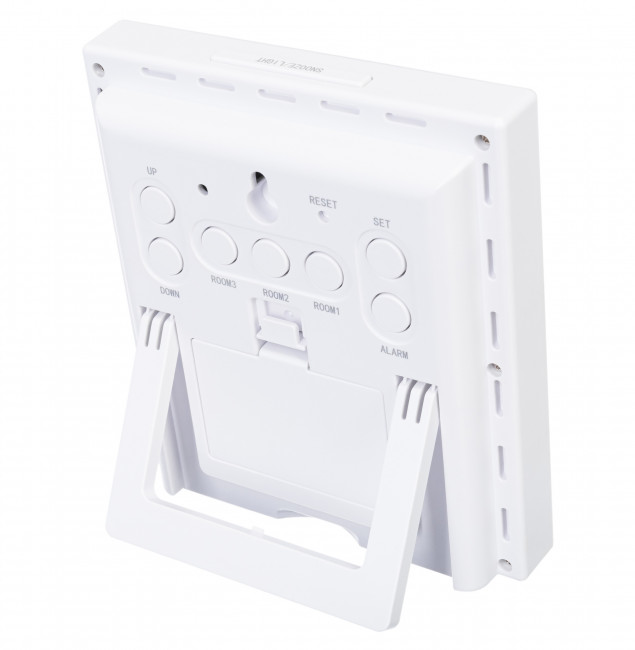 Метеостанция Bresser Temeo Hygro Quadro Prestige с тремя датчиками, белая