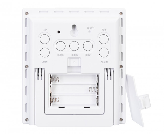 Метеостанция Bresser Temeo Hygro Quadro Prestige с тремя датчиками, белая