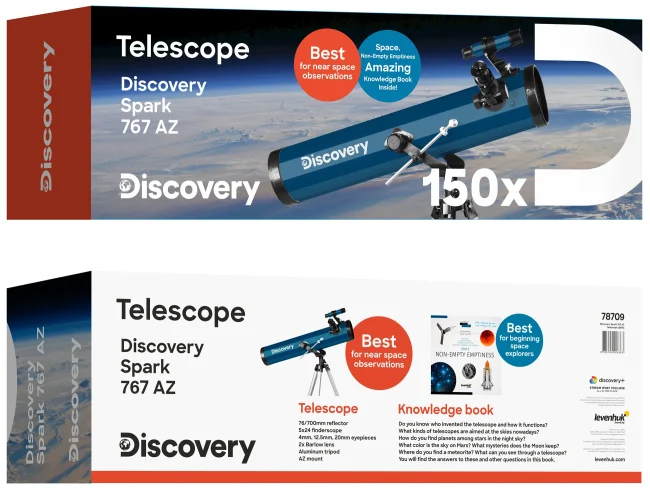 Телескоп Discovery Spark 767 AZ с книгой Телескоп Discovery Spark 767 AZ с книгой