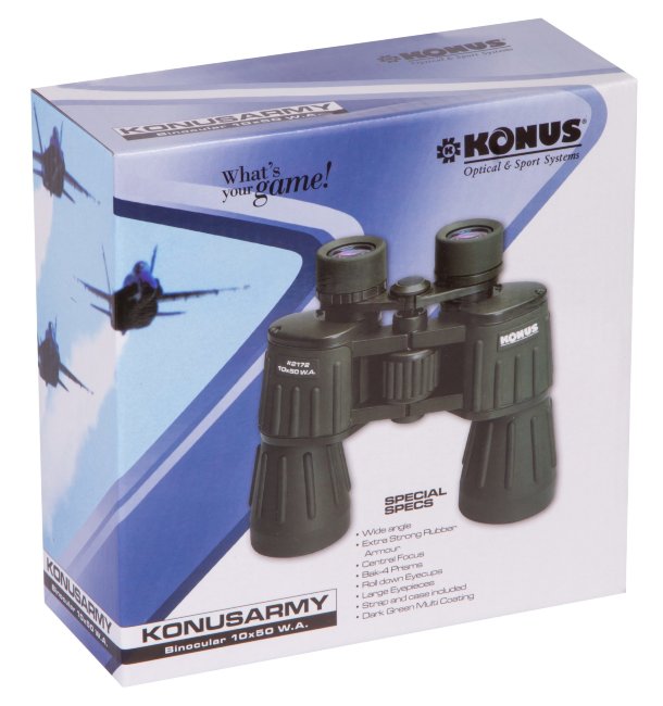 Бинокль Konus Konusarmy 10x50 WA Бинокль Konus Konusarmy 10x50 WA