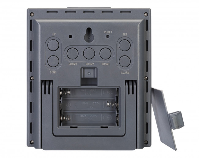 Метеостанция Bresser Temeo Hygro Quadro Prestige с тремя датчиками, серая