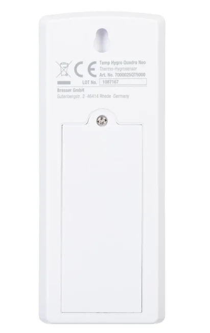 Метеостанция Bresser Temeo Hygro Quadro Prestige с тремя датчиками, серая Метеостанция Bresser Temeo Hygro Quadro Prestige с тремя датчиками, серая
