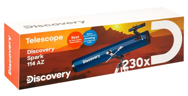 Телескоп Discovery Spark 114 AZ с книгой Телескоп Discovery Spark 114 AZ с книгой