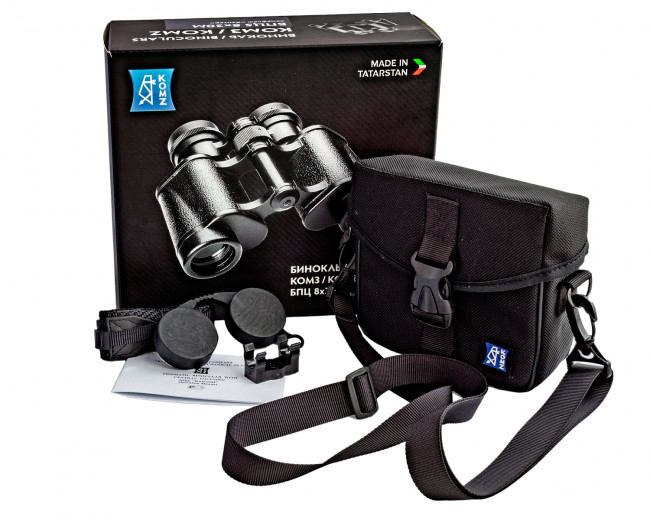 Бинокль КОМЗ БПЦс 8х30 рубин с сеткой хантер
