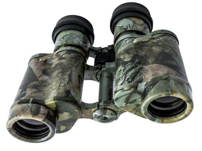 Бинокль КОМЗ БПЦс 8х30 рубин с сеткой хантер