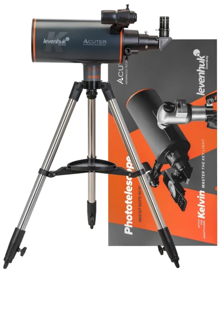 Фототелескоп Levenhuk Kelvin MAK127 AZ GOTO Wi-Fi Фототелескоп Levenhuk Kelvin MAK127 AZ GOTO Wi-Fi