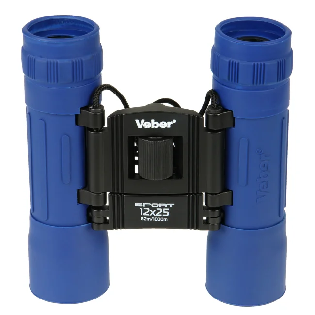 Бинокль Veber Sport new БН 12x25 синий/серебристый