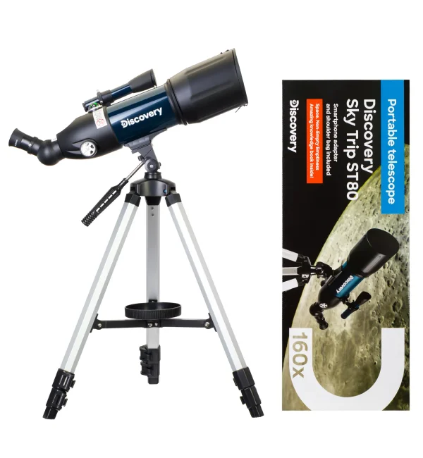 Телескоп Discovery Sky Trip ST80 с книгой