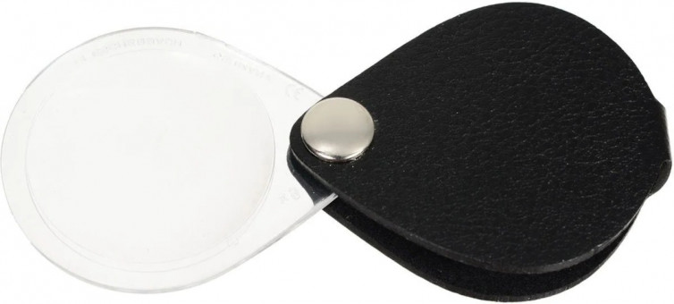 Лупа карманная Eschenbach classic, 30 мм, 6.0х, чёрная