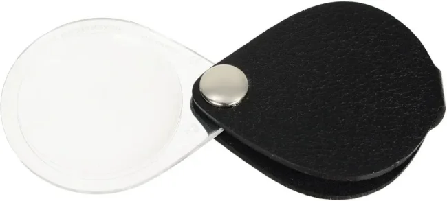 Лупа карманная Eschenbach classic, 30 мм, 6.0х, чёрная