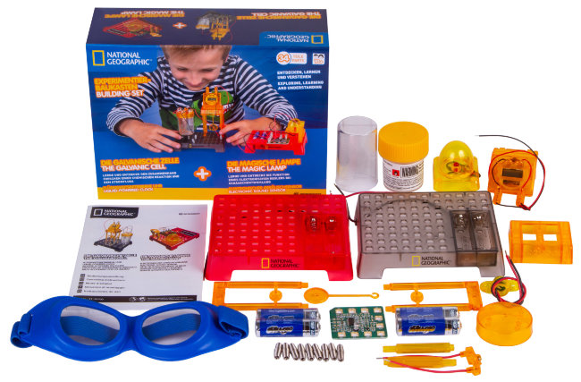 Набор для экспериментов Bresser National Geographic «Гальванический элемент и Волшебная лампа» Набор для экспериментов Bresser National Geographic «Гальванический элемент и Волшебная лампа»