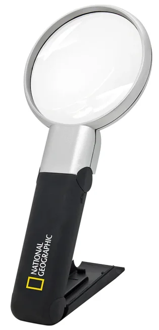 Лупа Bresser National Geographic 2,5x/5x, 88 мм, LED Лупа Bresser National Geographic 2,5x/5x, 88 мм, LED