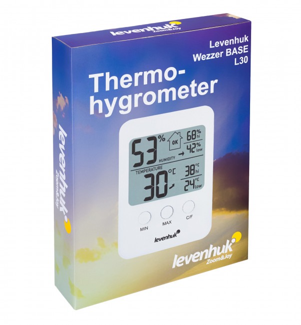 Термогигрометр Levenhuk Wezzer BASE L30, белый