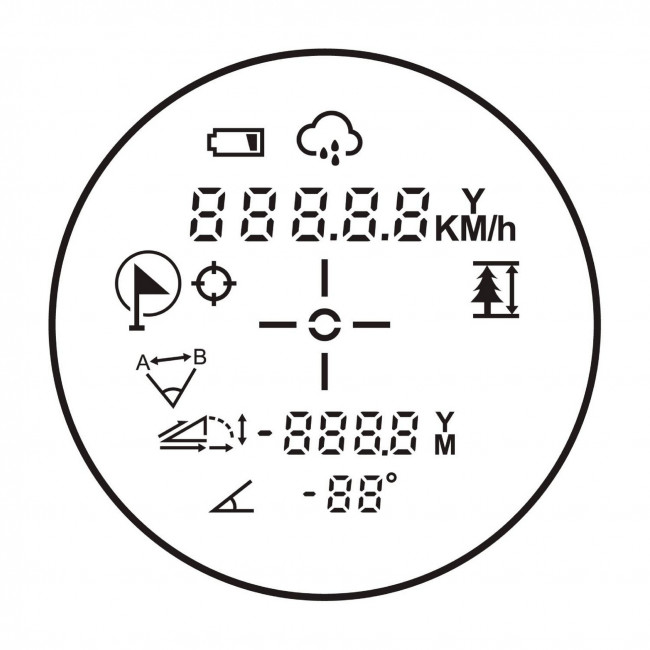 Бинокль Veber Winger 6х22 RF1000 с лазерным дальномером Бинокль Veber Winger 6х22 RF1000 с лазерным дальномером
