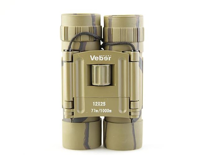 Бинокль Veber Sport БН 12x25 камуфлированный Бинокль Veber Sport БН 12x25 камуфлированный