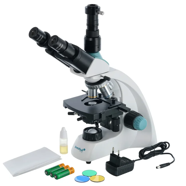 Микроскоп цифровой Levenhuk D400T, 3,1 Мпикс, тринокулярный