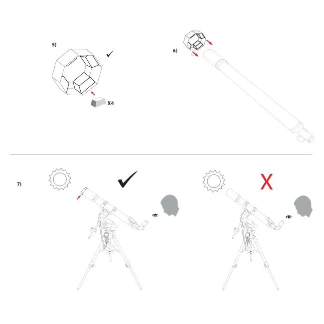 Солнечный фильтр Explore Scientific Sun Catcher для 110-130mm Солнечный фильтр Explore Scientific Sun Catcher для 110-130mm