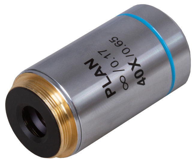 Объектив планахроматический Levenhuk MED 40x/беск Объектив планахроматический Levenhuk MED 40x/беск