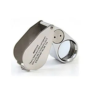 Лупа Kromatech ювелирная 40х, 25 мм, с подсветкой (2 LED) MG9890 Лупа Kromatech ювелирная 40х, 25 мм, с подсветкой (2 LED) MG9890