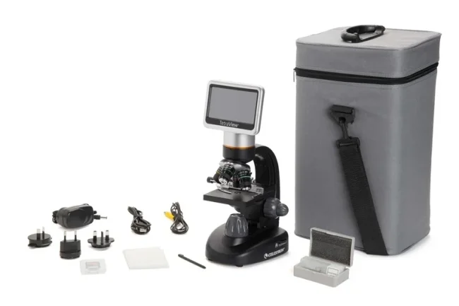 Цифровой микроскоп с LCD-экраном Celestron TetraView Цифровой микроскоп с LCD-экраном Celestron TetraView