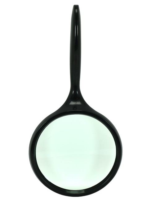 Лупа ручная круглая 4х-100мм для чтения (черная) Kromatech Лупа ручная круглая 4х-100мм для чтения (черная) Kromatech