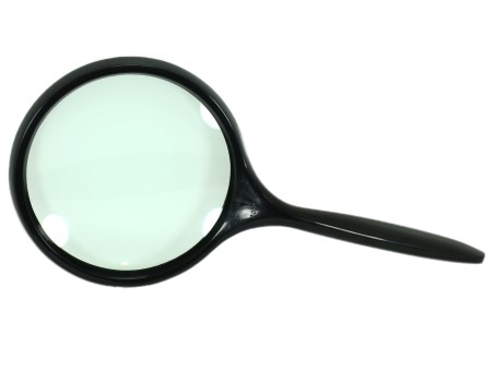 Лупа ручная круглая 4х-100мм для чтения (черная) Kromatech Лупа ручная круглая 4х-100мм для чтения (черная) Kromatech