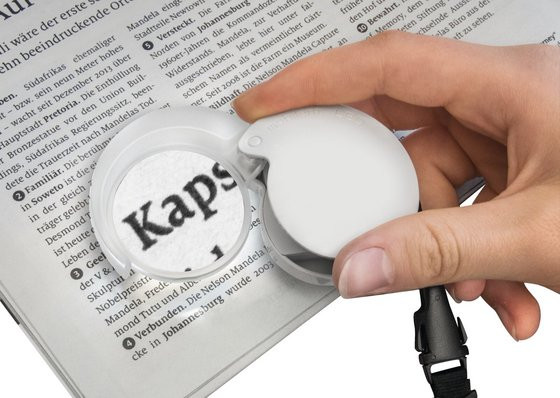 Лупа асферическая Eschenbach mobilent LED, 35 мм, 10.0х Лупа асферическая Eschenbach mobilent LED, 35 мм, 10.0х