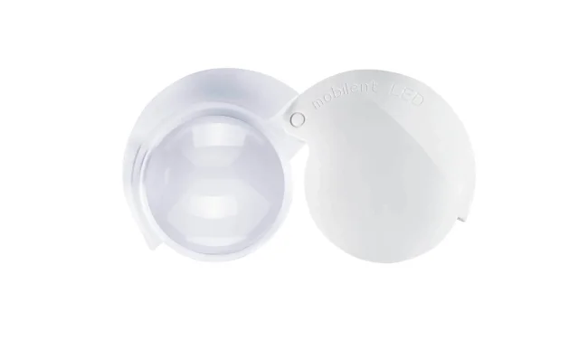 Лупа асферическая Eschenbach mobilent LED, 35 мм, 10.0х