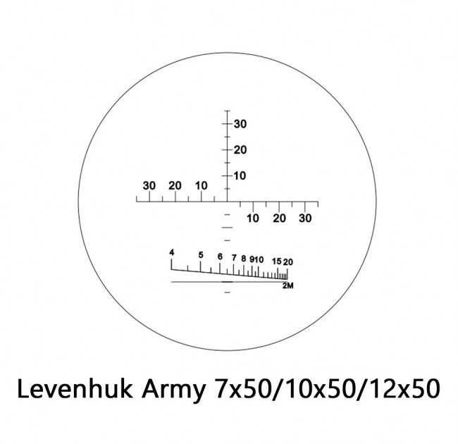 Бинокль Levenhuk Army 10x50 с сеткой Бинокль Levenhuk Army 10x50 с сеткой