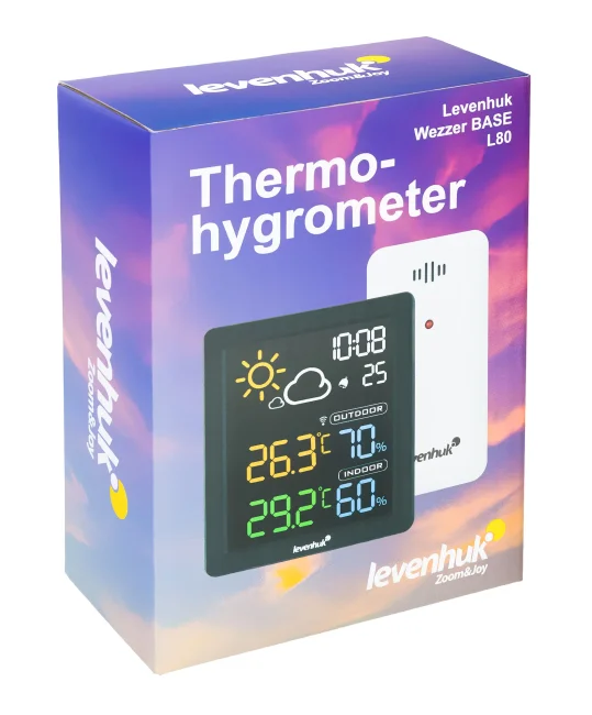 Термогигрометр Levenhuk Wezzer BASE L80 Термогигрометр Levenhuk Wezzer BASE L80