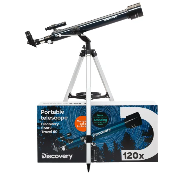 Телескоп Discovery Spark Travel 60 с книгой Телескоп Discovery Spark Travel 60 с книгой