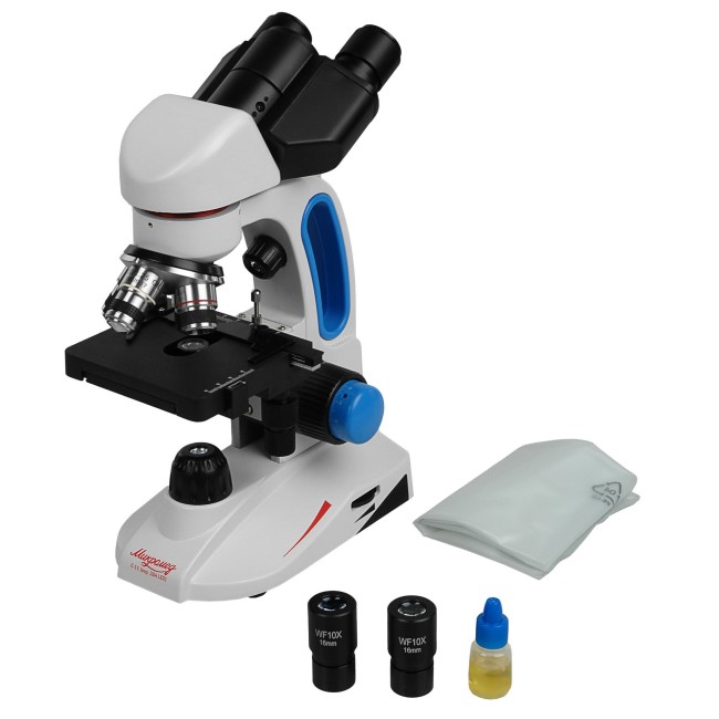 Микроскоп биологический Микромед С-11 (вар. 2ВА LED) в кейсе