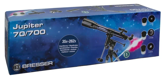 Телескоп Bresser Jupiter 70/700 EQ Телескоп Bresser Jupiter 70/700 EQ