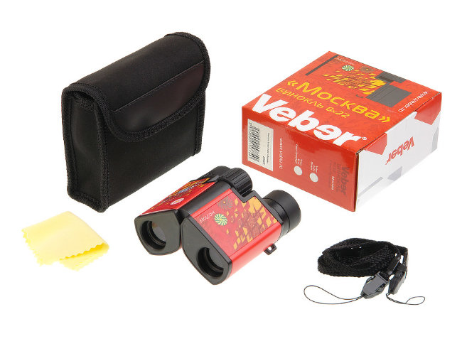 Бинокль Veber 8х22 «Москва»