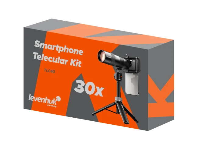Набор с телекуляром для телефона Levenhuk Kelvin TLC40 Набор с телекуляром для телефона Levenhuk Kelvin TLC40