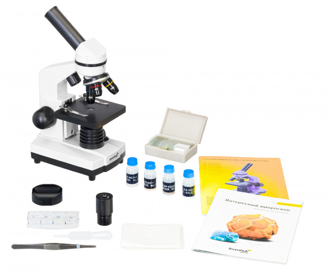 Микроскоп Levenhuk Rainbow 2L Moonstone\Лунный камень Микроскоп Levenhuk Rainbow 2L Moonstone\Лунный камень