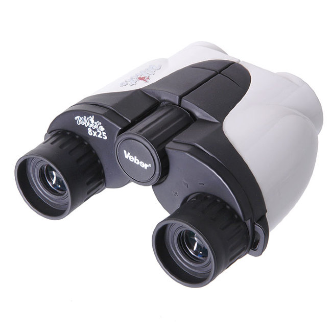 Бинокль Veber White 8x25 белый/черный Бинокль Veber White 8x25 белый/черный