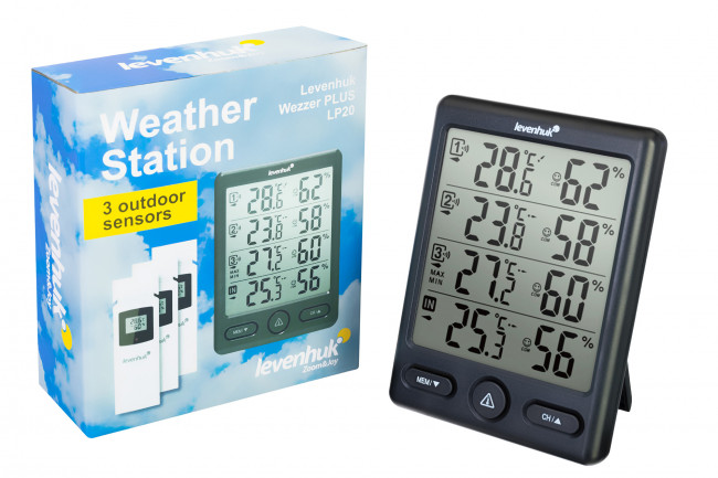 Метеостанция Levenhuk Wezzer PLUS LP20 Метеостанция Levenhuk Wezzer PLUS LP20
