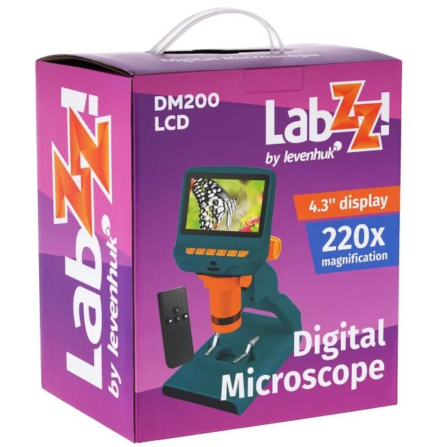 Микроскоп цифровой Levenhuk LabZZ DM200 LCD Микроскоп цифровой Levenhuk LabZZ DM200 LCD