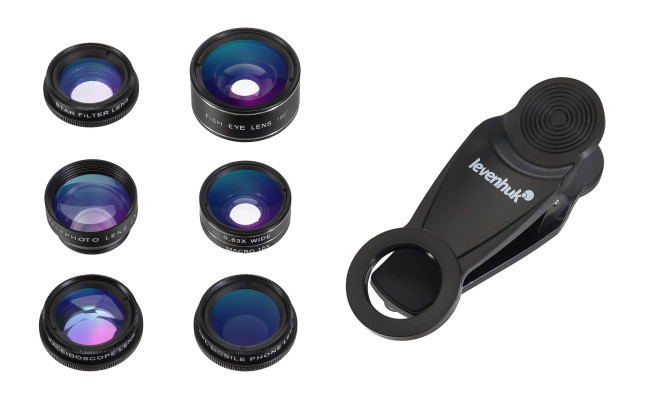 Набор объективов для смартфона Levenhuk Lens S7