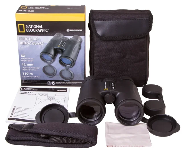 Бинокль Bresser National Geographic 8x42 (версия 1) Бинокль Bresser National Geographic 8x42 (версия 1)