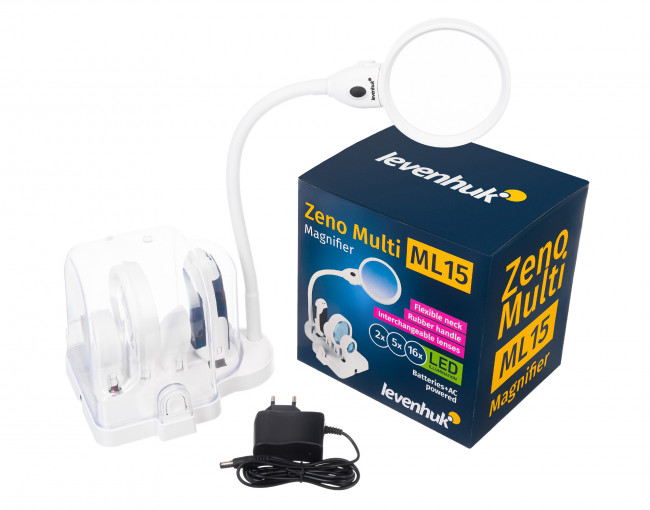 Мультилупа Levenhuk Zeno Multi ML15, белая Мультилупа Levenhuk Zeno Multi ML15, белая