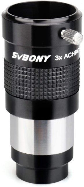 Линза Барлоу SVBONY 3х, 1,25", ахроматическая