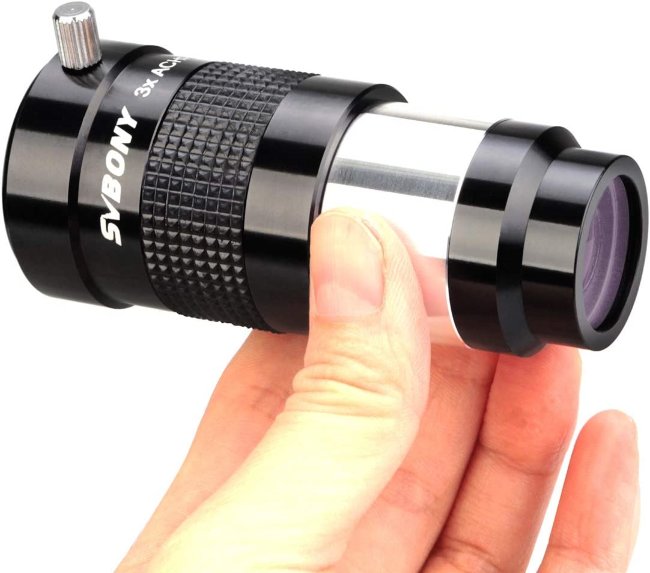 Линза Барлоу SVBONY 3х, 1,25", ахроматическая