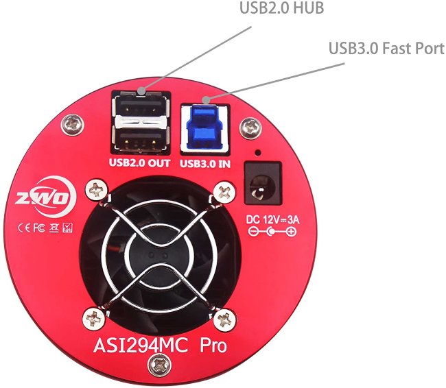 Цифровая камера ZWO ASI294MC Pro (цветная) Цифровая камера ZWO ASI294MC Pro (цветная)