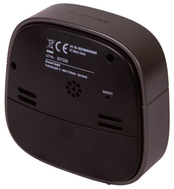 Часы цифровые Explore Scientific Dual с будильником, черные Часы цифровые Explore Scientific Dual с будильником, черные