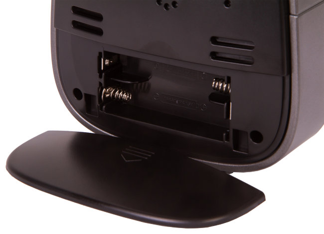 Часы цифровые Explore Scientific Dual с будильником, черные Часы цифровые Explore Scientific Dual с будильником, черные