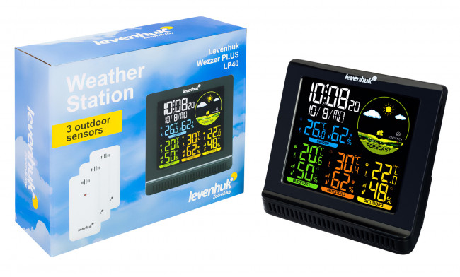 Метеостанция Levenhuk Wezzer PLUS LP40 Метеостанция Levenhuk Wezzer PLUS LP40